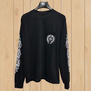 Chrome Hearts Men's Classic Black Long Sleeve